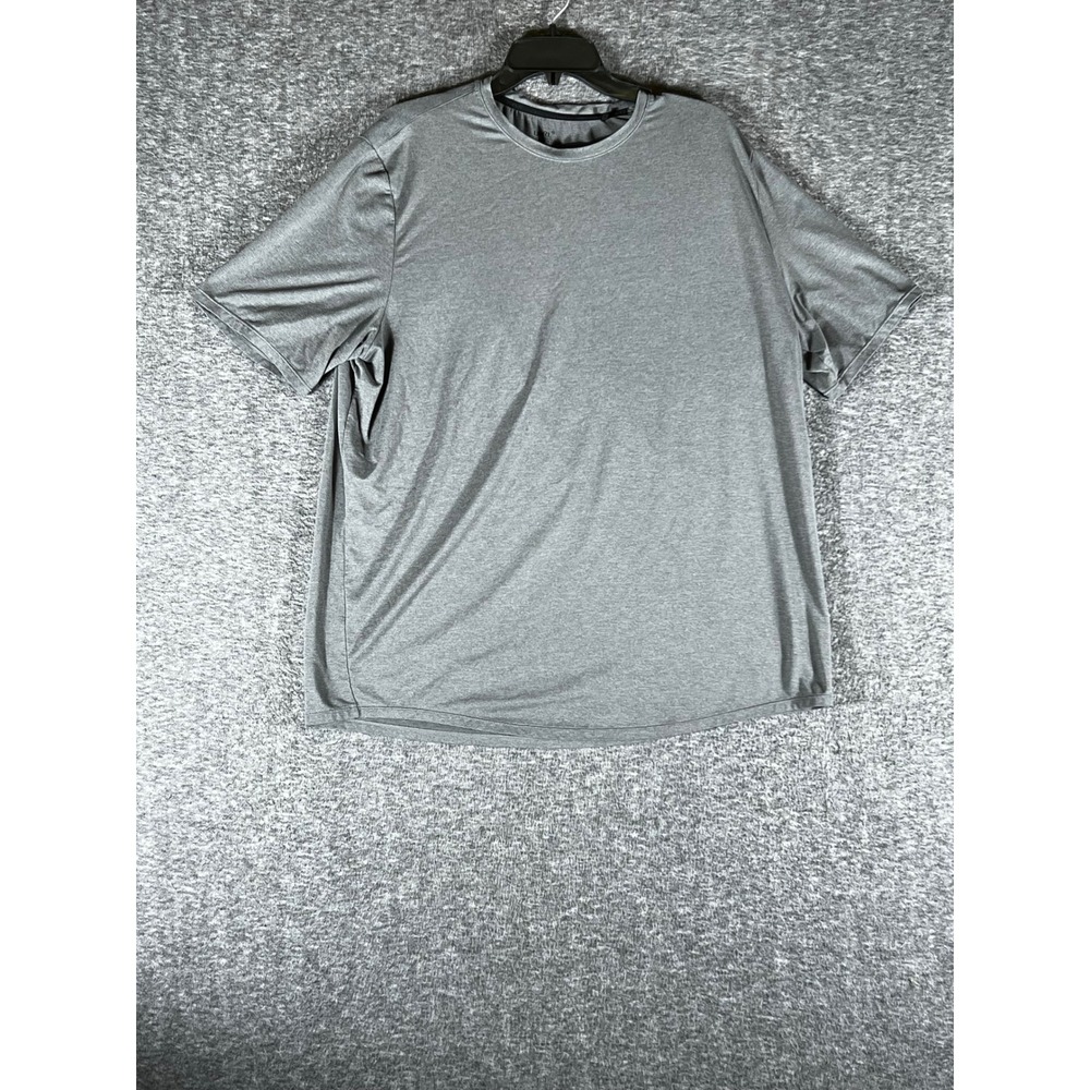 UNRL Mens XL Grey Performance Short Sleeve Crew Neck Athletic T-Shirt Stretch